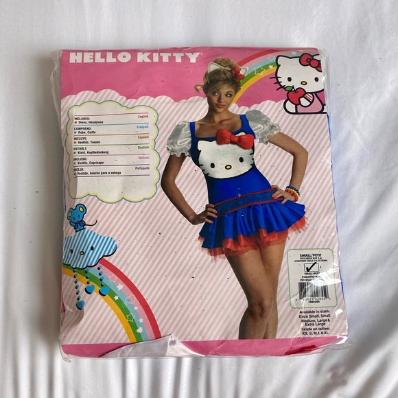 Hello Kitty Costume in Blue and Red Women’s cosplay or Halloween - Picture 1 of 2